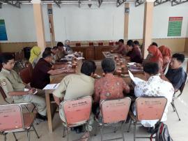 Rapat bersama BPD dan Pemerintah Desa, Evaluasi Pelaksanaan APBDes Triwulan II 2018